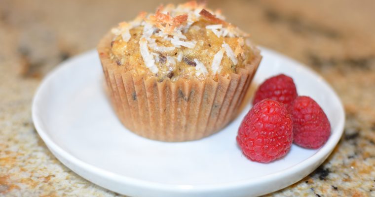 Coconut Banana Oatmeal Muffins