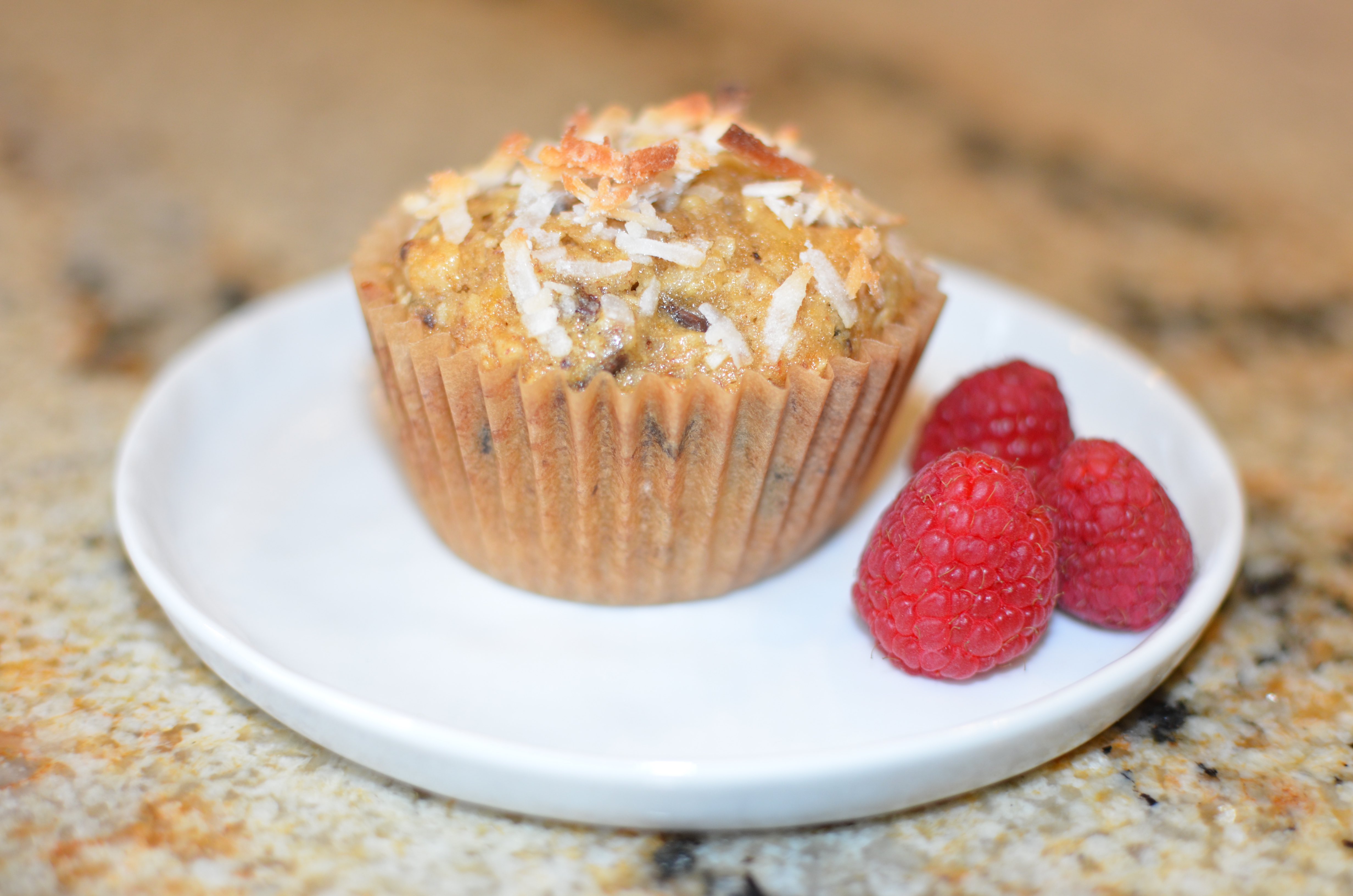 Coconut Banana Oatmeal Muffins