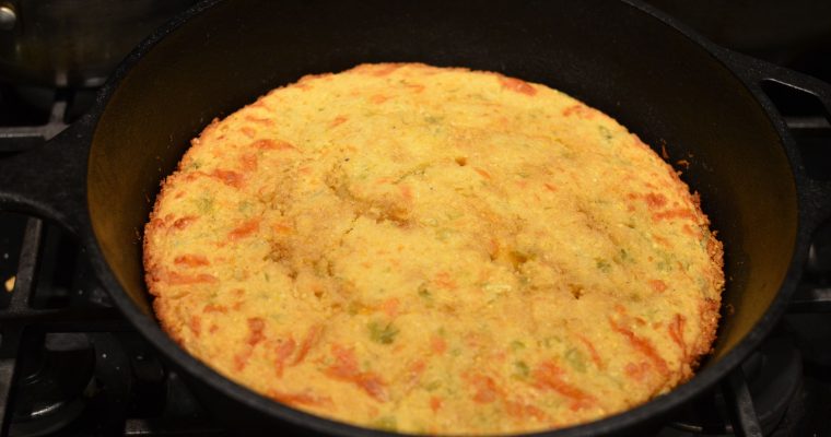 Green Chile and Cheese Cornbread