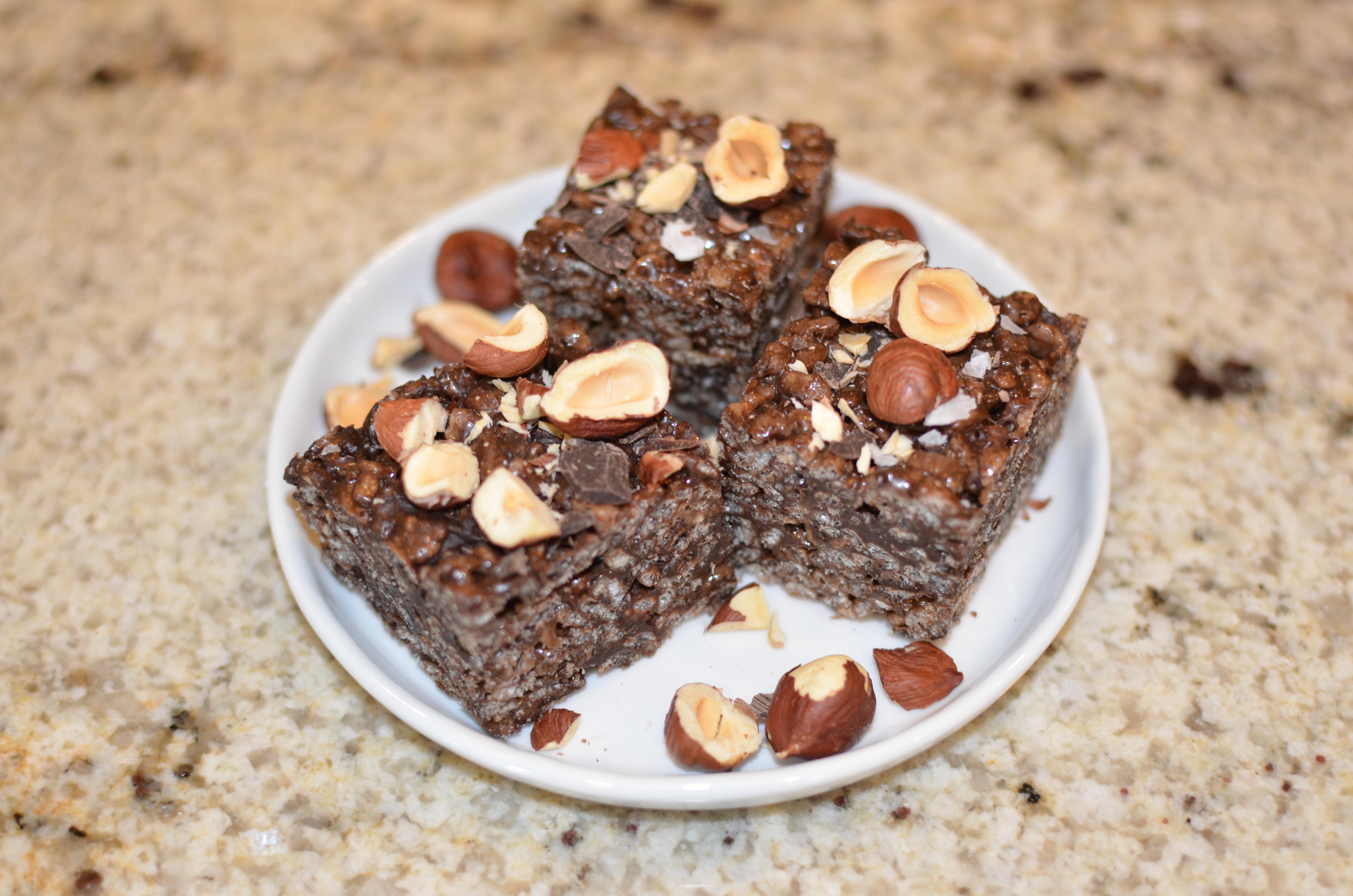 Nutella rice krispie treats