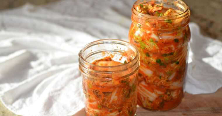 Quick and easy homemade Kimchi