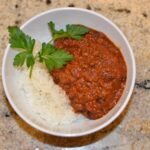 Bowl of Hawaiian Chili and Rice