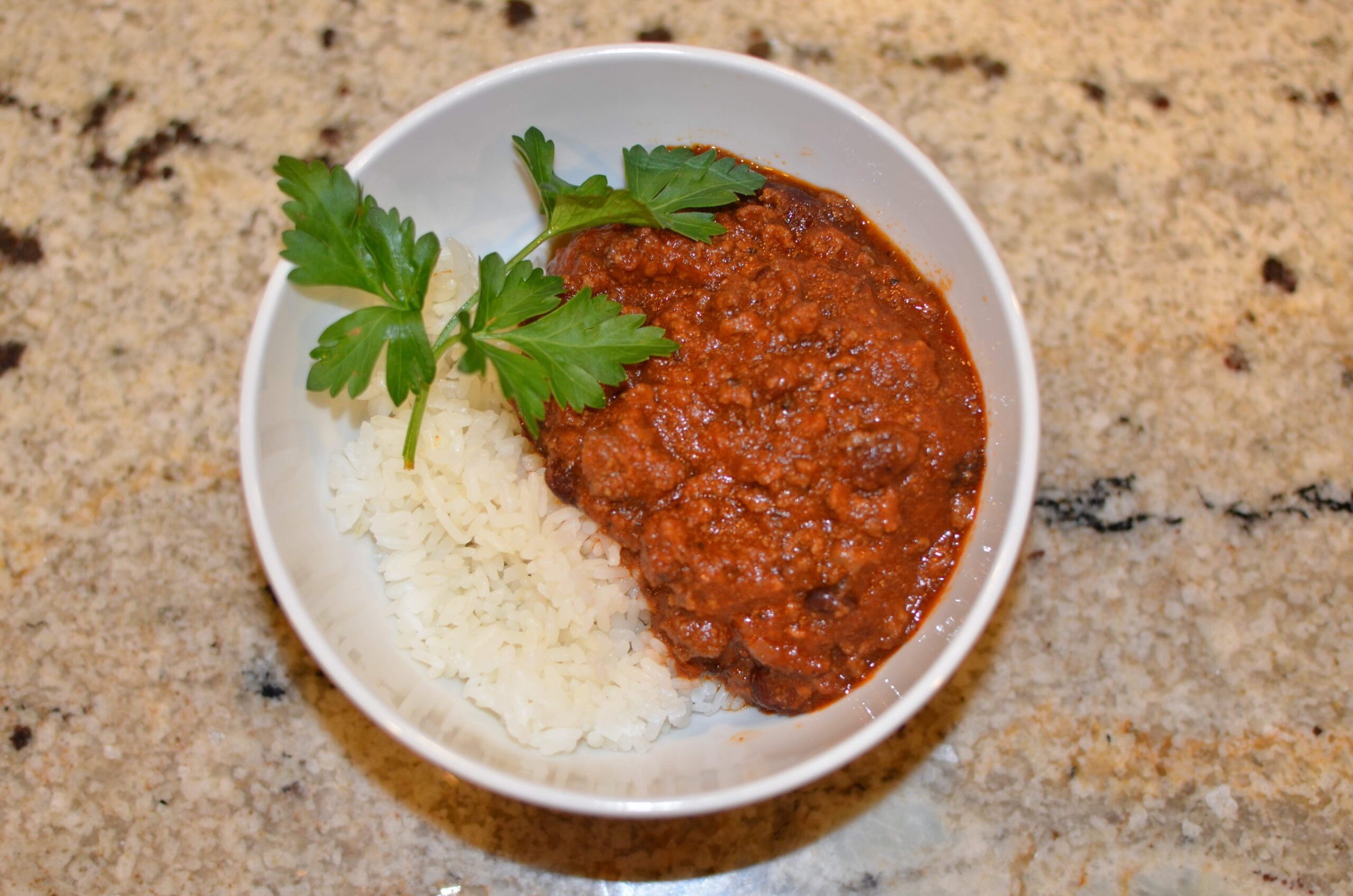 Hawaiian Chili and Rice