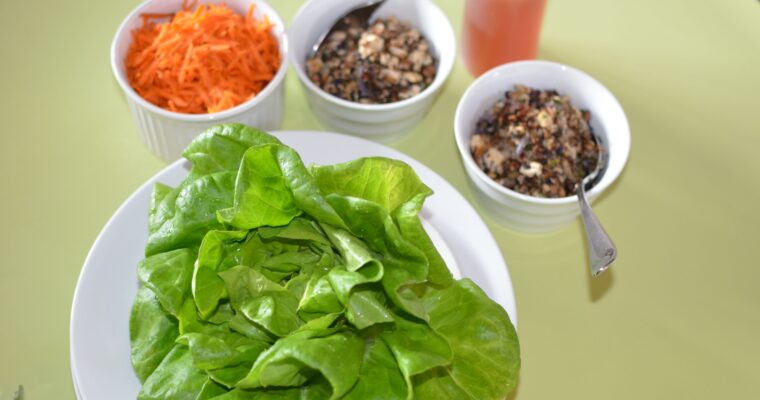 Vegan Tofu Lettuce Wraps