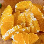 Sliced oranges