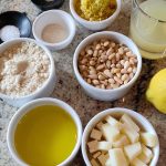 Lemon pesto ingredients