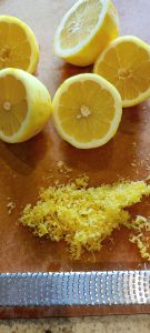Lemons and lemon zest