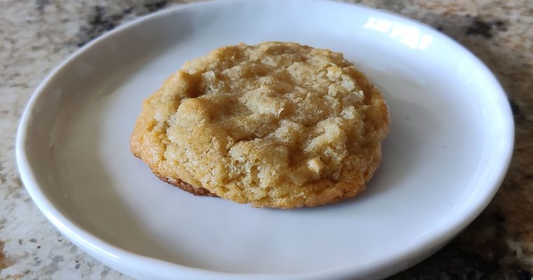 Crispy and Chewy Coconut Cookies