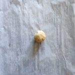 ball of coconut cookie dough