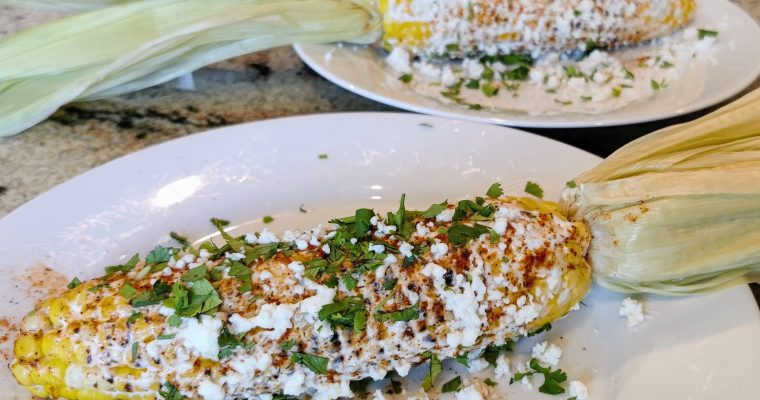 Elote-Inspired Grilled Corn