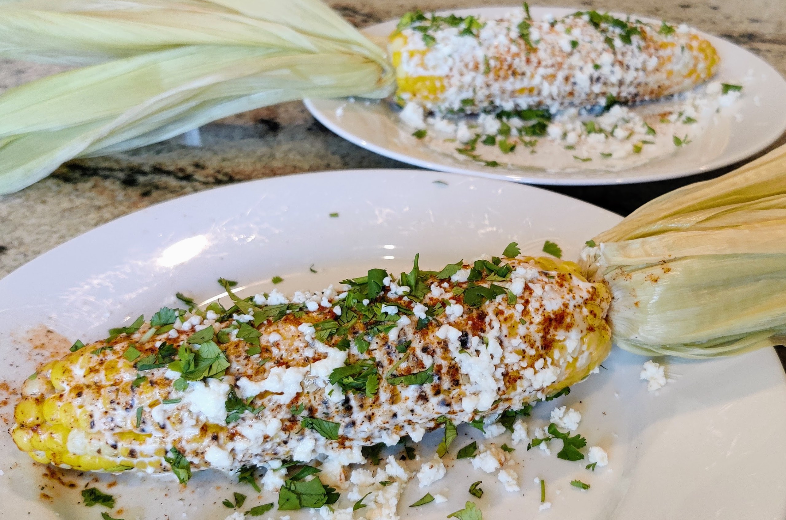 Elote-Inspired Grilled Corn