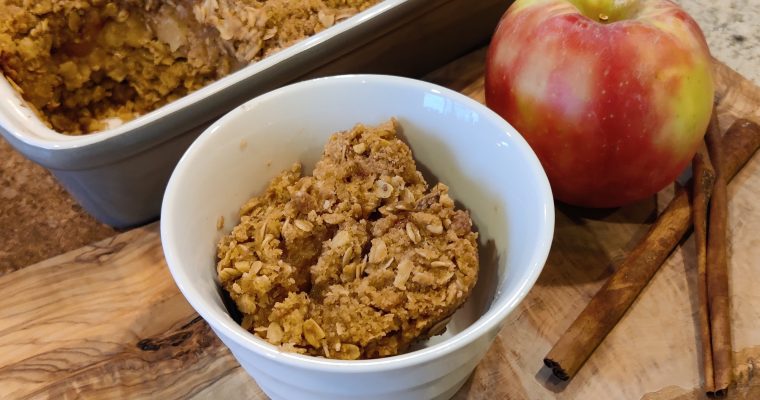 Apple Crisp Baked Oatmeal