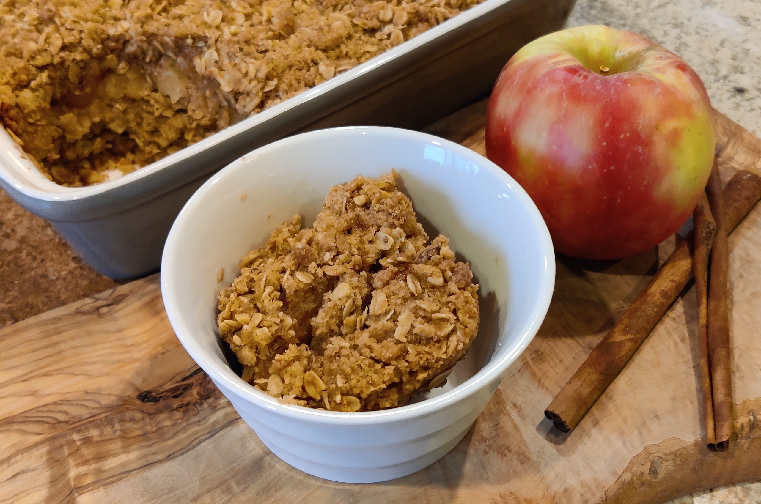 Apple Crisp Baked Oatmeal