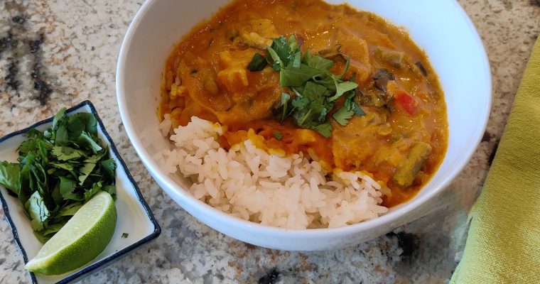 Quick & Easy Vegan Thai Pumpkin Red Curry