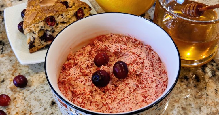 Whipped Cranberry Butter with Orange & Honey