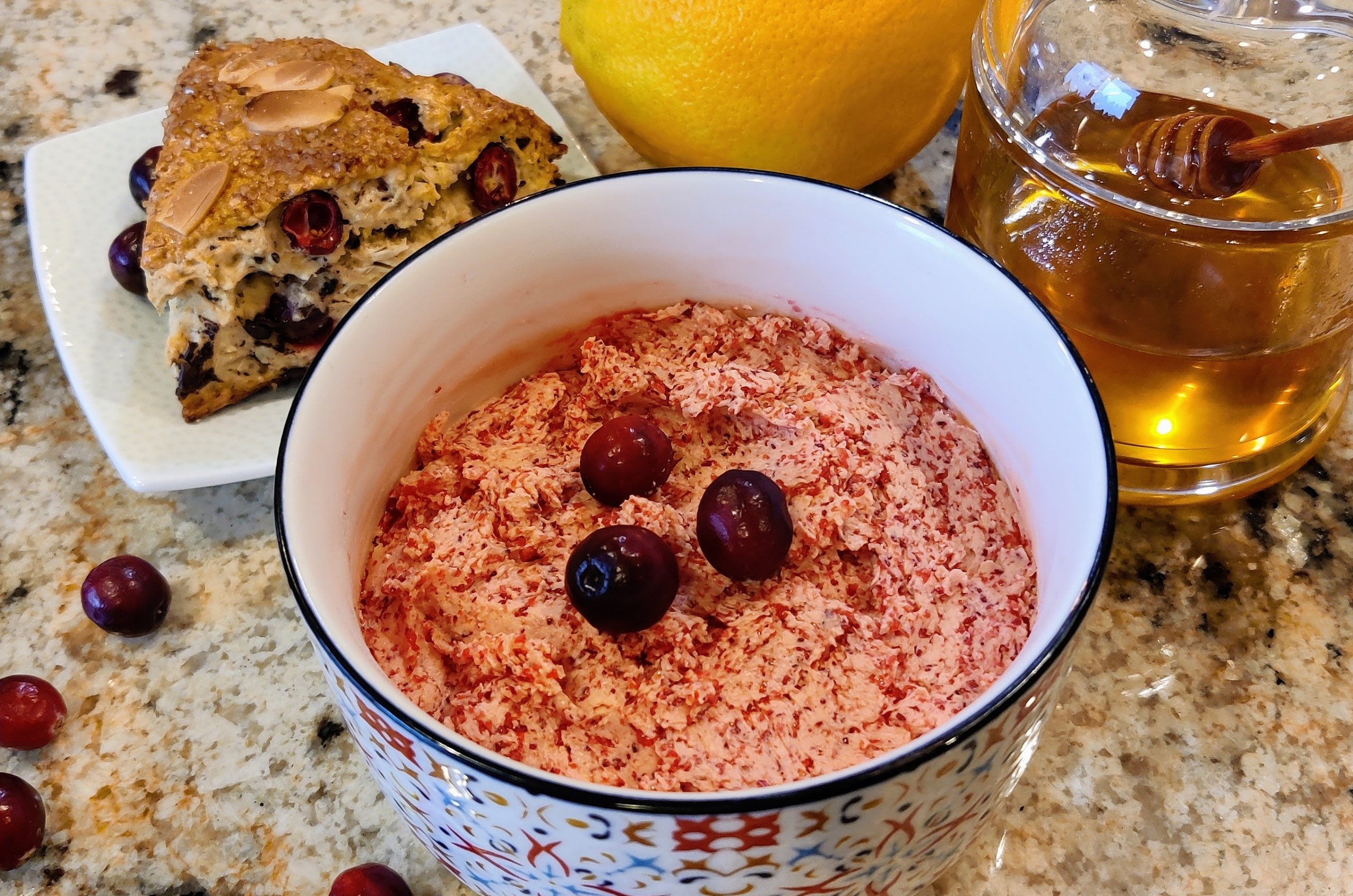 Whipped Cranberry Butter with Orange & Honey