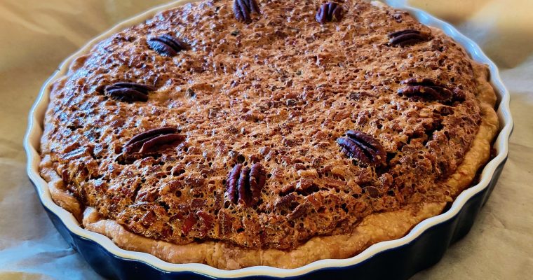 Chocolate Pecan Black Bottom Pie