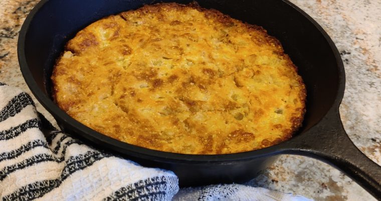 Green Chile and Cheese Cornbread Recipe: Crispy, Gooey, and Full of Flavor