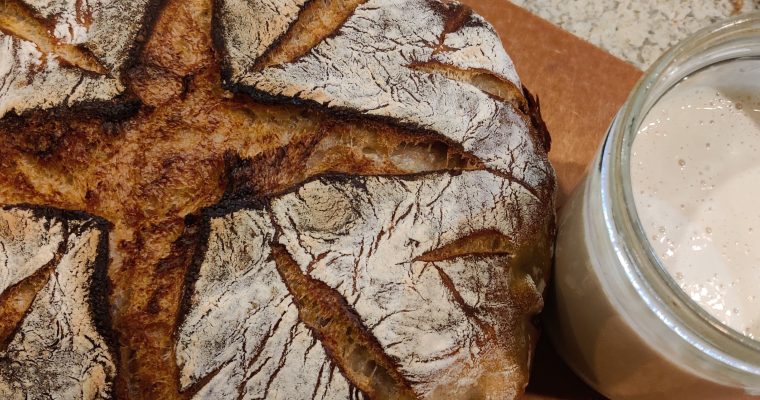 Quick No Knead Sourdough Bread: Ready in Under 8 hours!