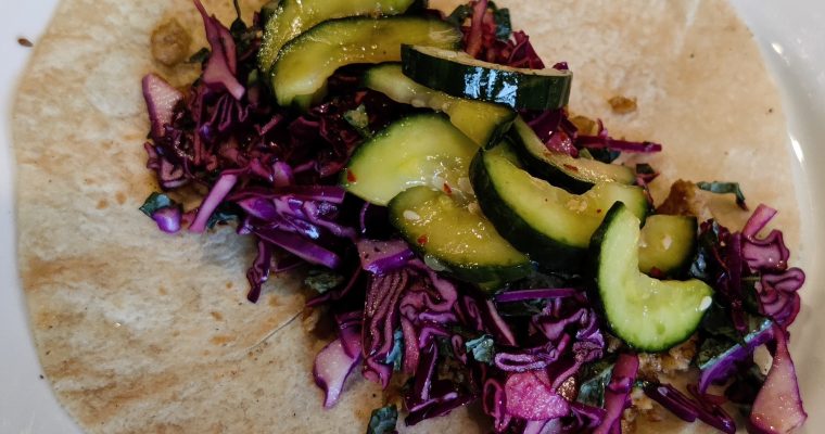 Korean Burritos with Tofu