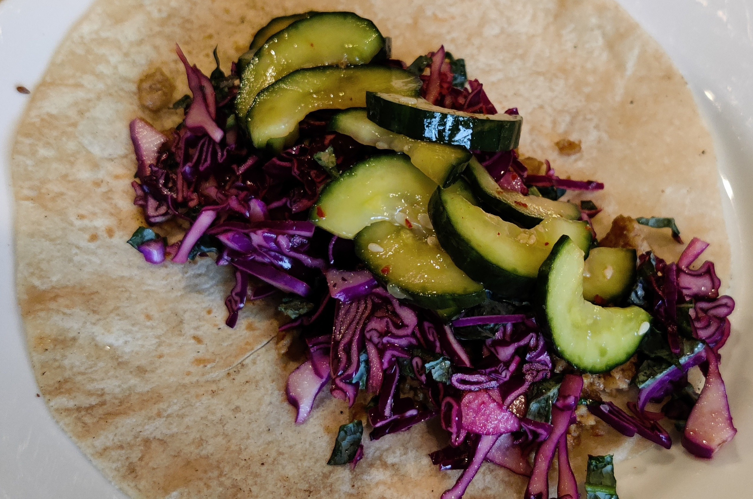 Korean Burritos with Tofu