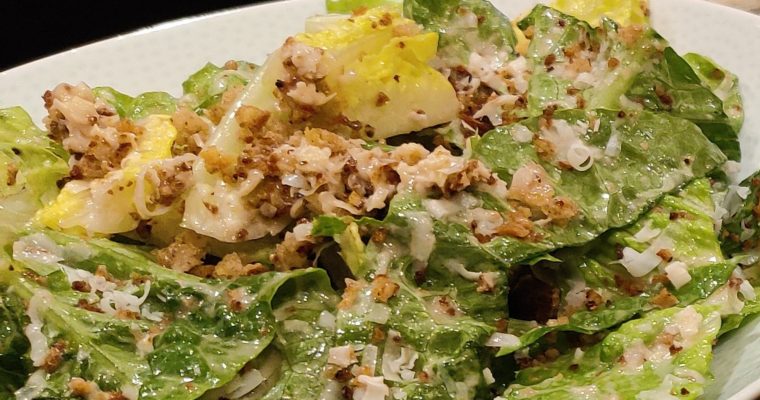 The Best Garlic-Free Caesar Salad Dressing