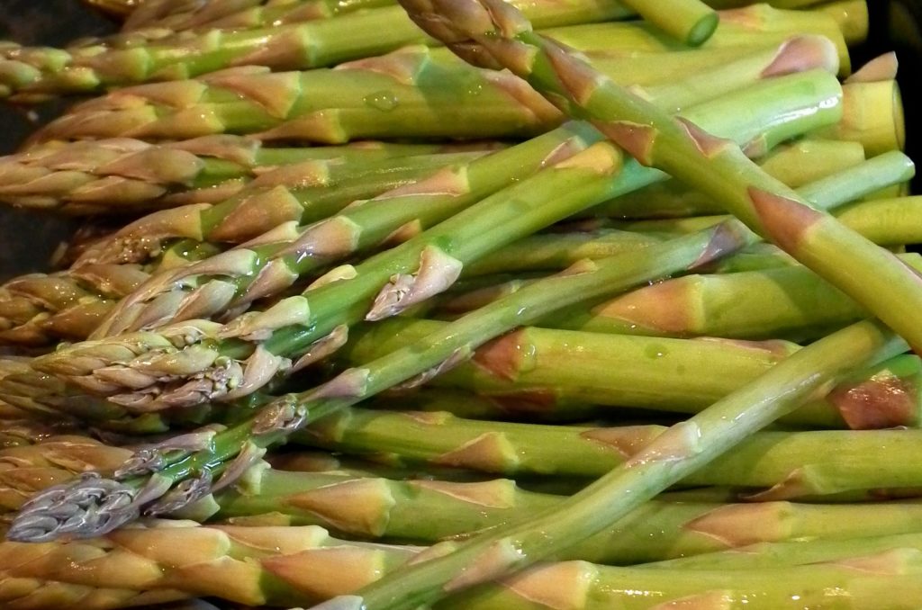Fresh asparagus spears